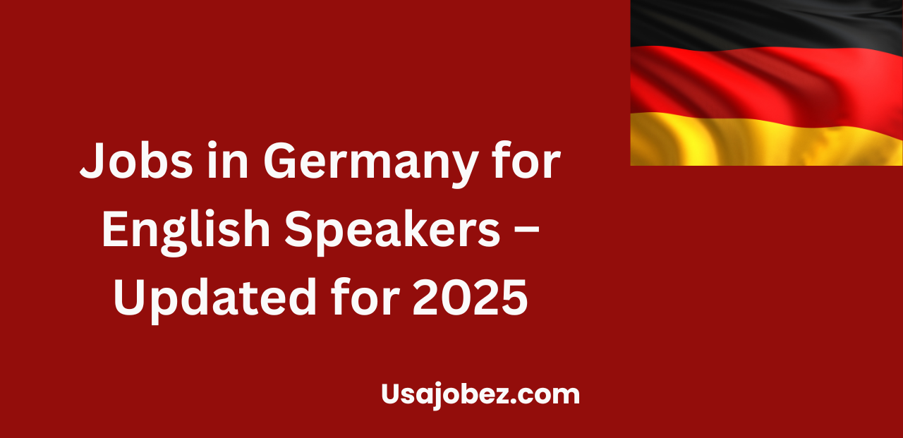 Jobs in Germany for English Speakers